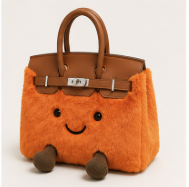 plush diary bag